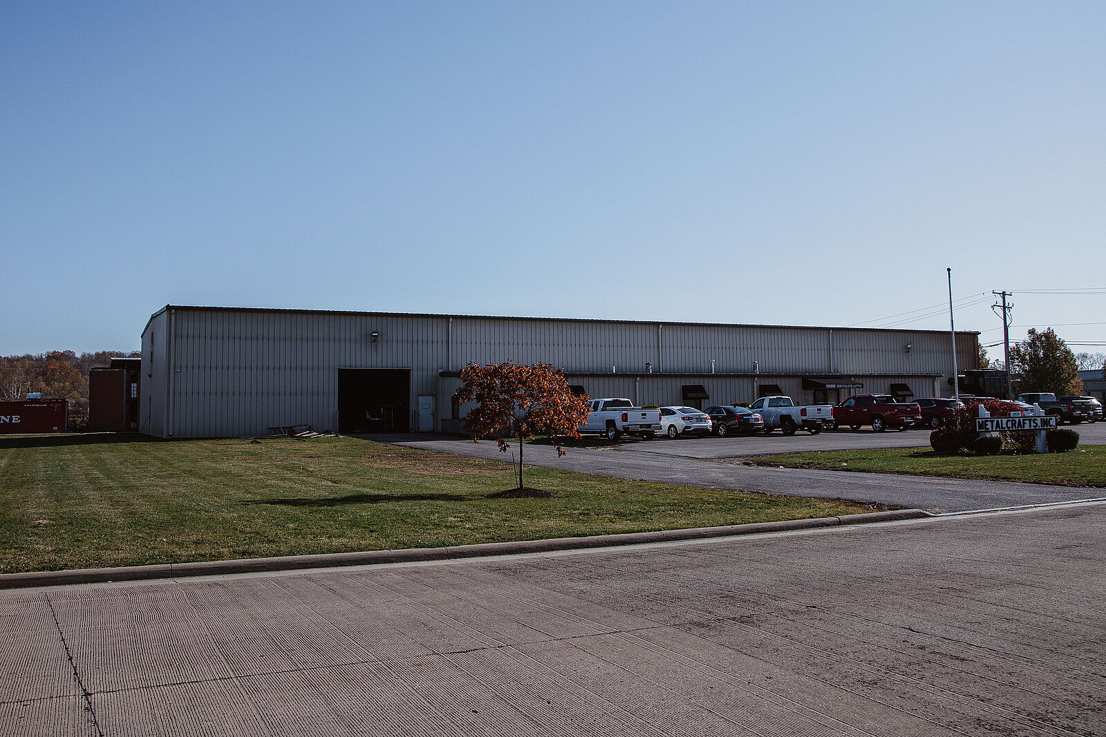 front of Metalcrafts shop building